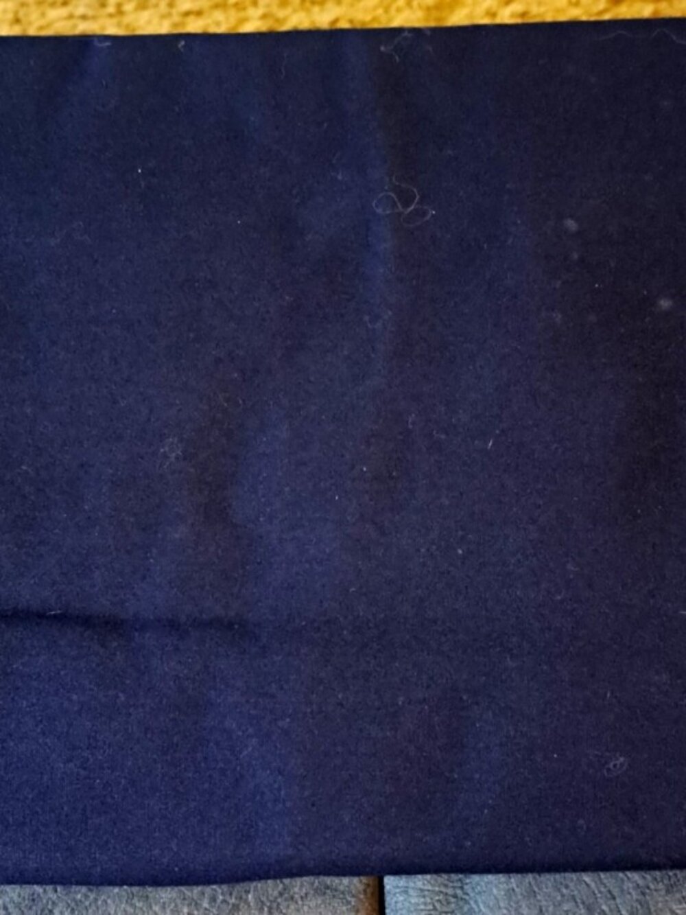 Dark Navy Blue Polyester Twill Fabric 62" wide x 2 yards